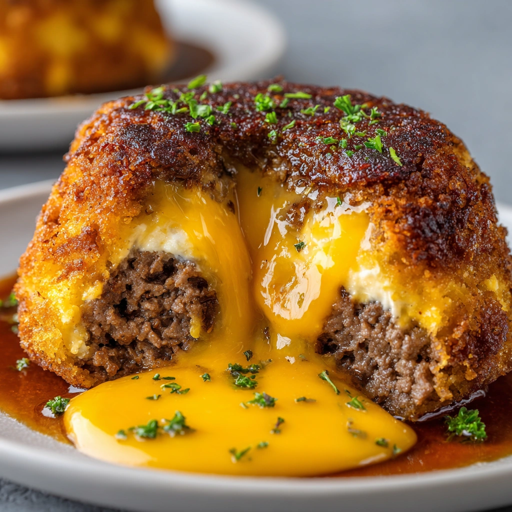 Cheeseburger Lava Cake Molten Melt is a must-try delight!