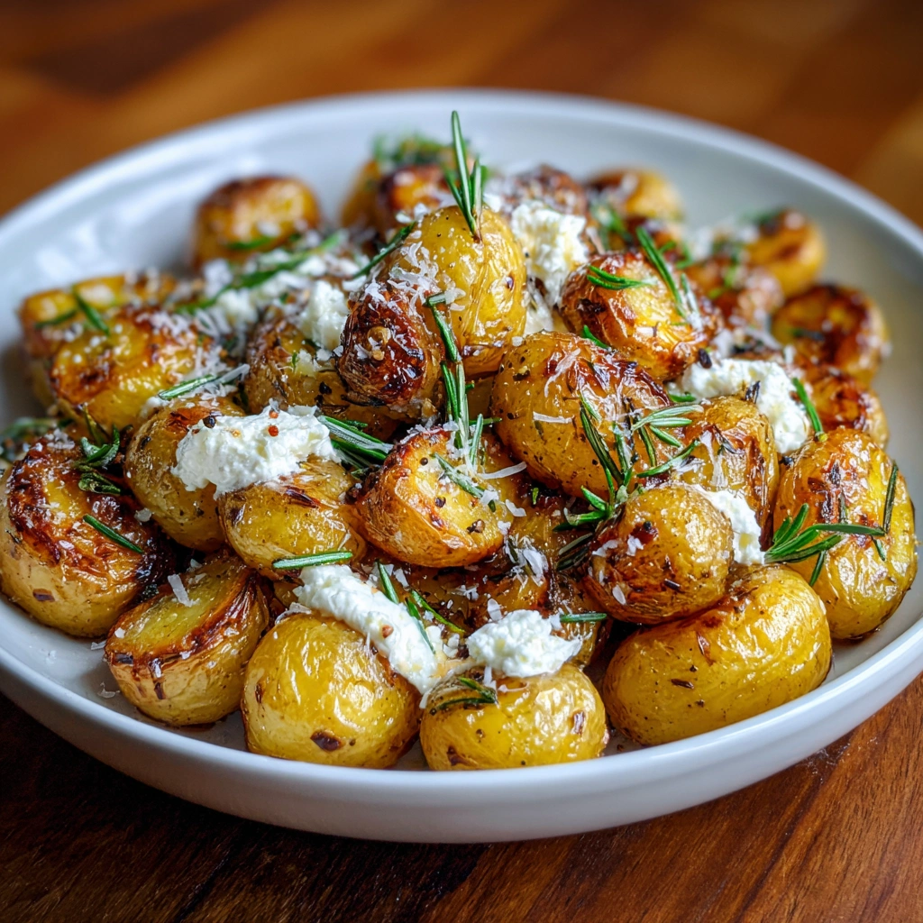 Garlic Rosemary Roasted Potatoes Ricotta Will Delight You!
