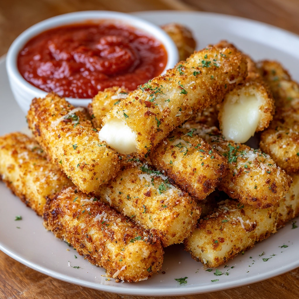 Crispy Homemade Mozzarella Sticks Secret Recipe Revealed!