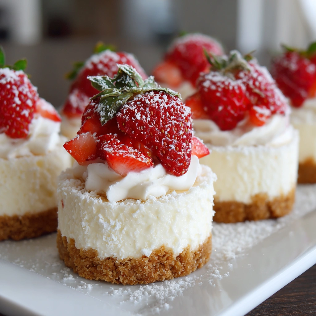Strawberry Mini No-Bake Cheesecakes that Delight Everyone!
