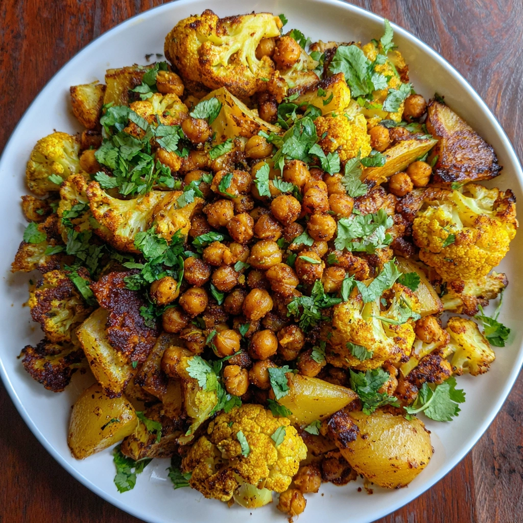 Turmeric Cauliflower Chickpea Potatoes for a Nutritious Meal!