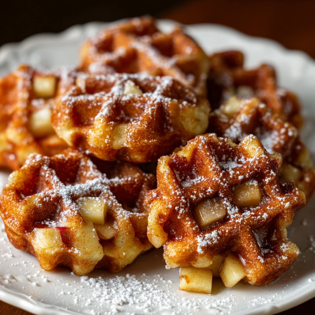 Mini Apple Fritter Waffle Donuts: A Delicious Twist!