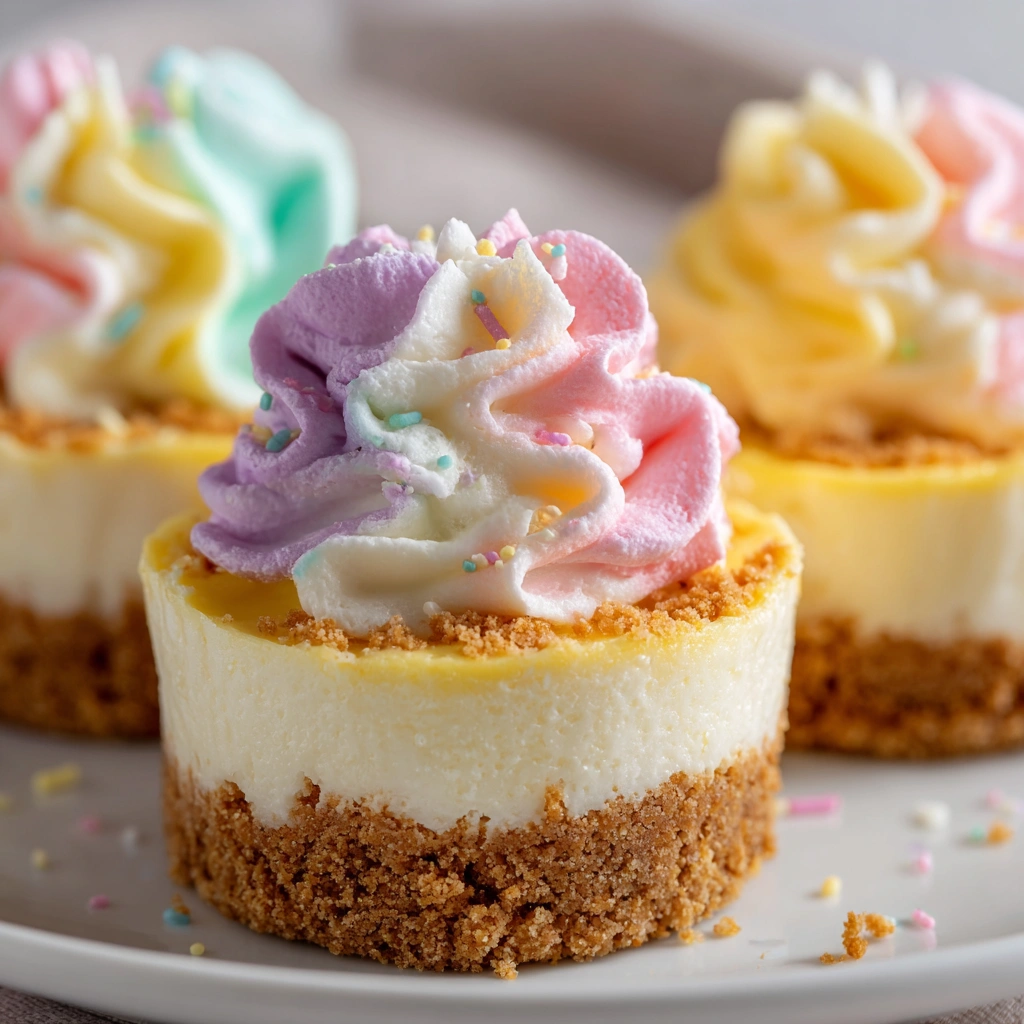 Mini Cheesecakes with Pastel Toppings You’ll Love Today!