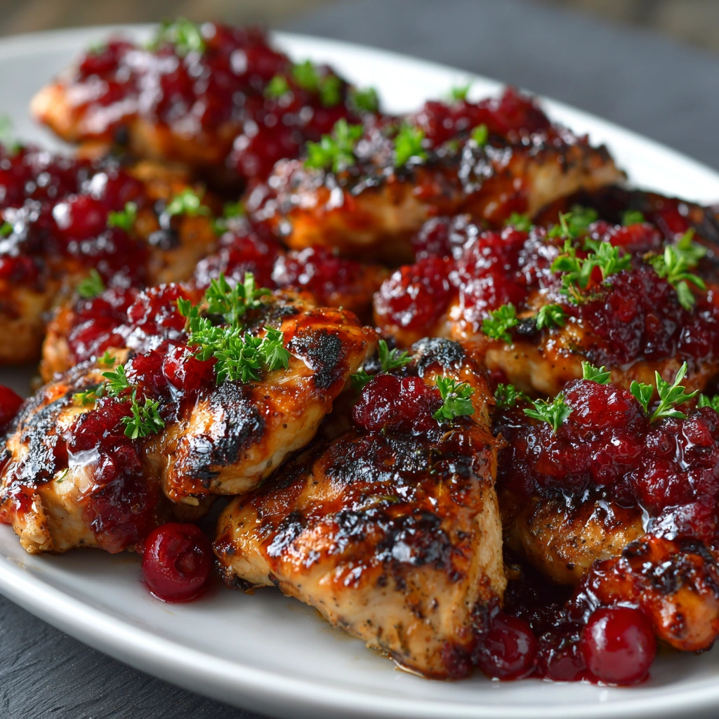 Cranberry Glazed Chicken Tenderloin: A Delicious Twist!