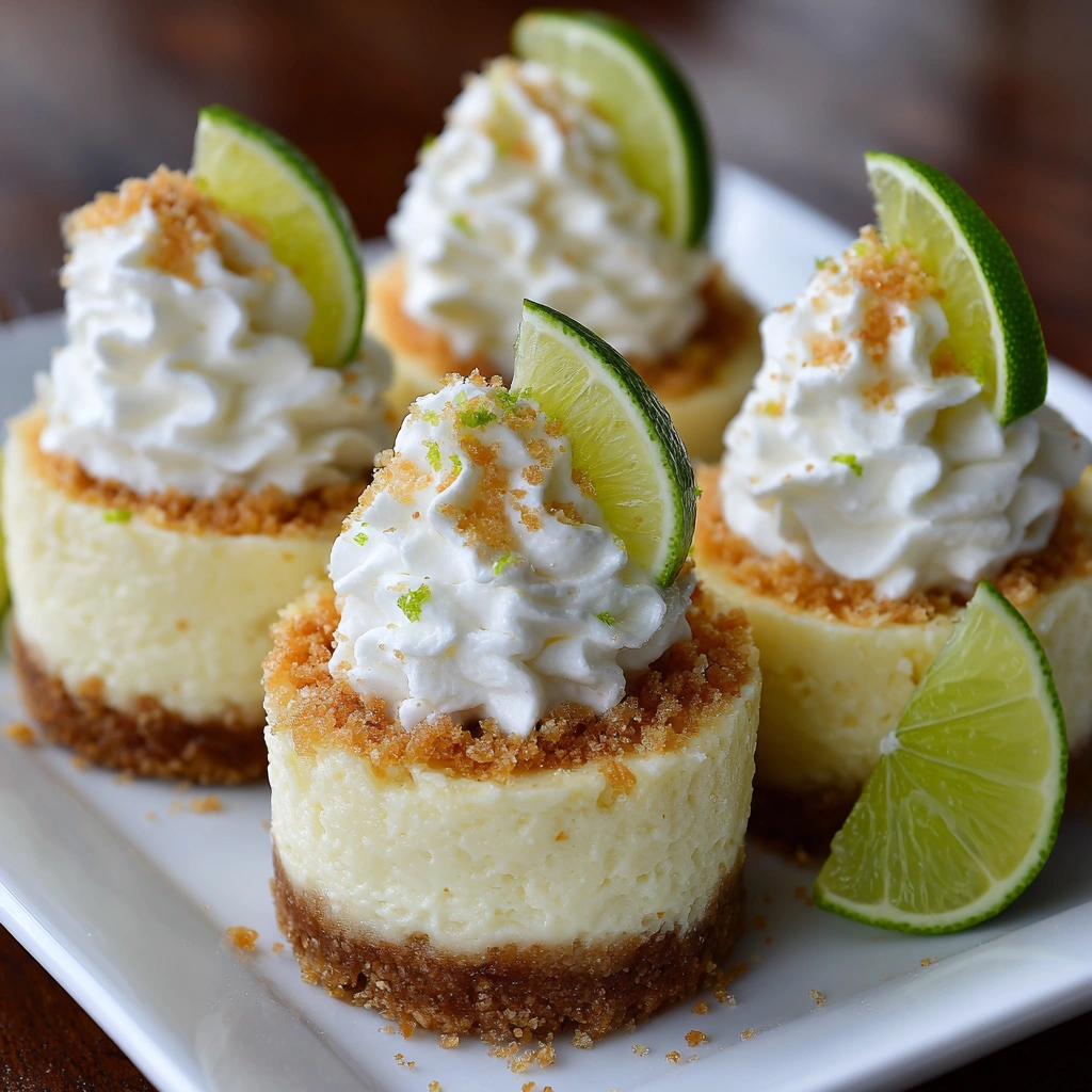 Key Lime Mini Cheesecakes That Will Wow Your Guests!