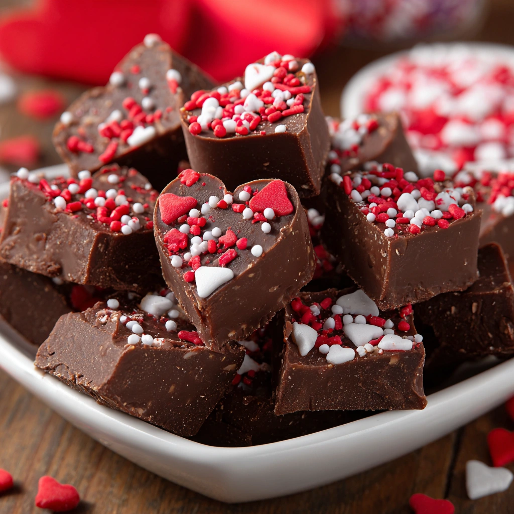 Valentine Hearts Fudge: Indulge in Sweet Love Today!