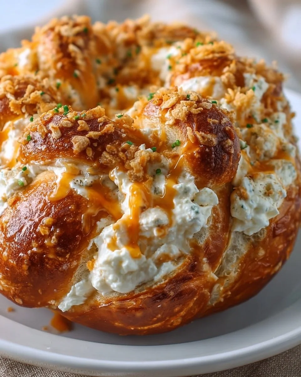 Buffalo Ranch Cream Cheese Pretzel