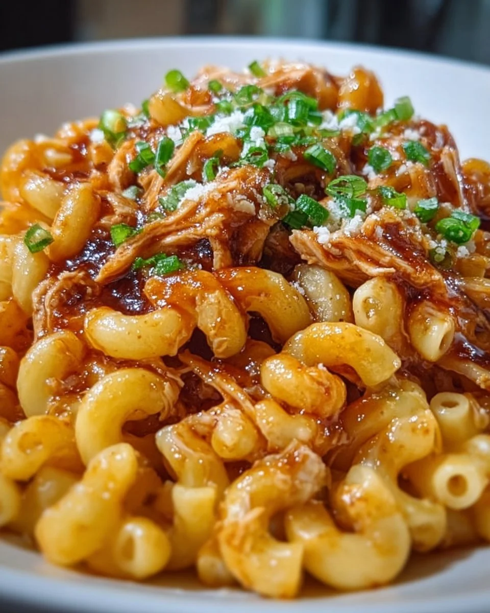 Honey BBQ Chicken Mac and Cheese