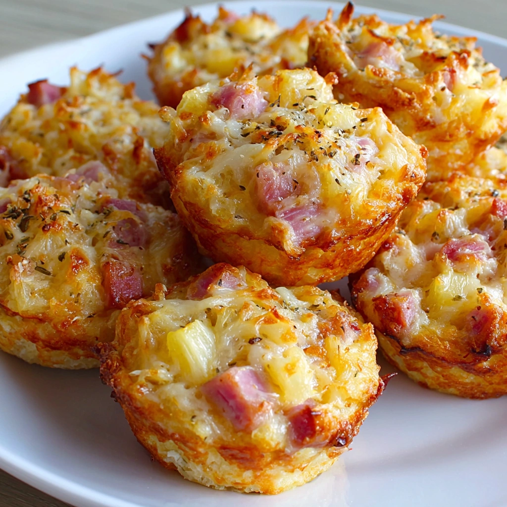 Ham, Cheese and Pineapple Muffins: Irresistibly Delicious!