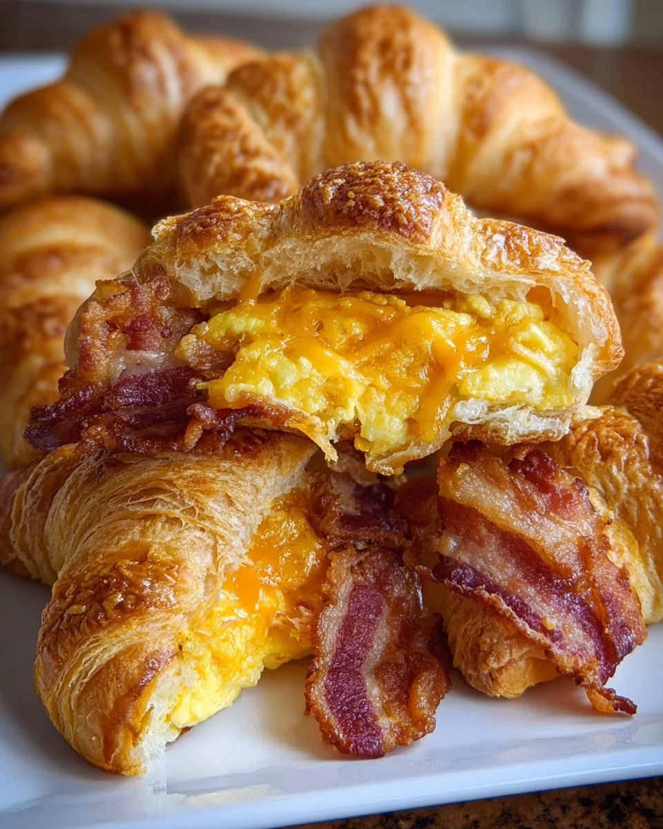 Bacon Egg &amp; Cheese Crescent Rolls