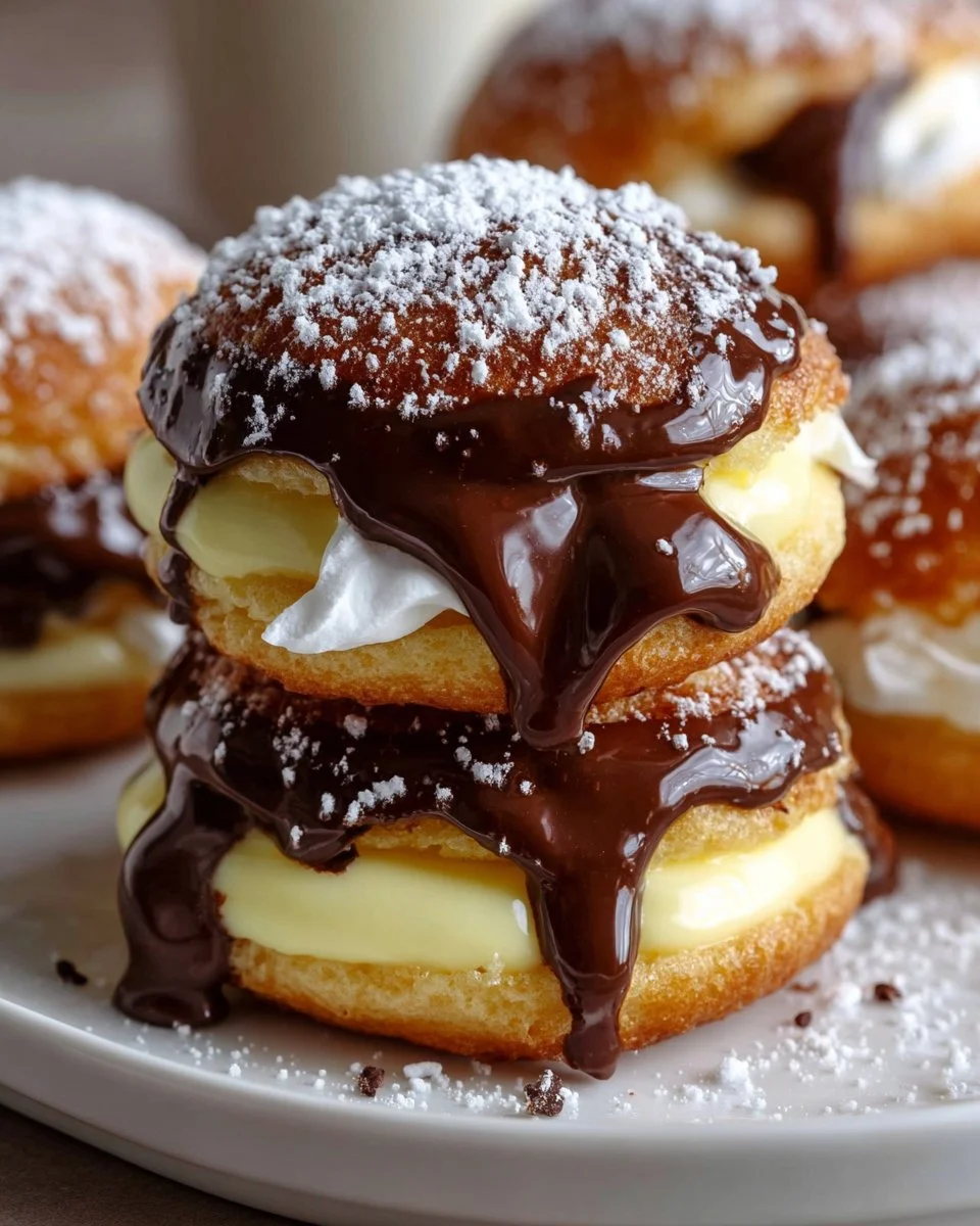 Boston Cream Pie Cookies