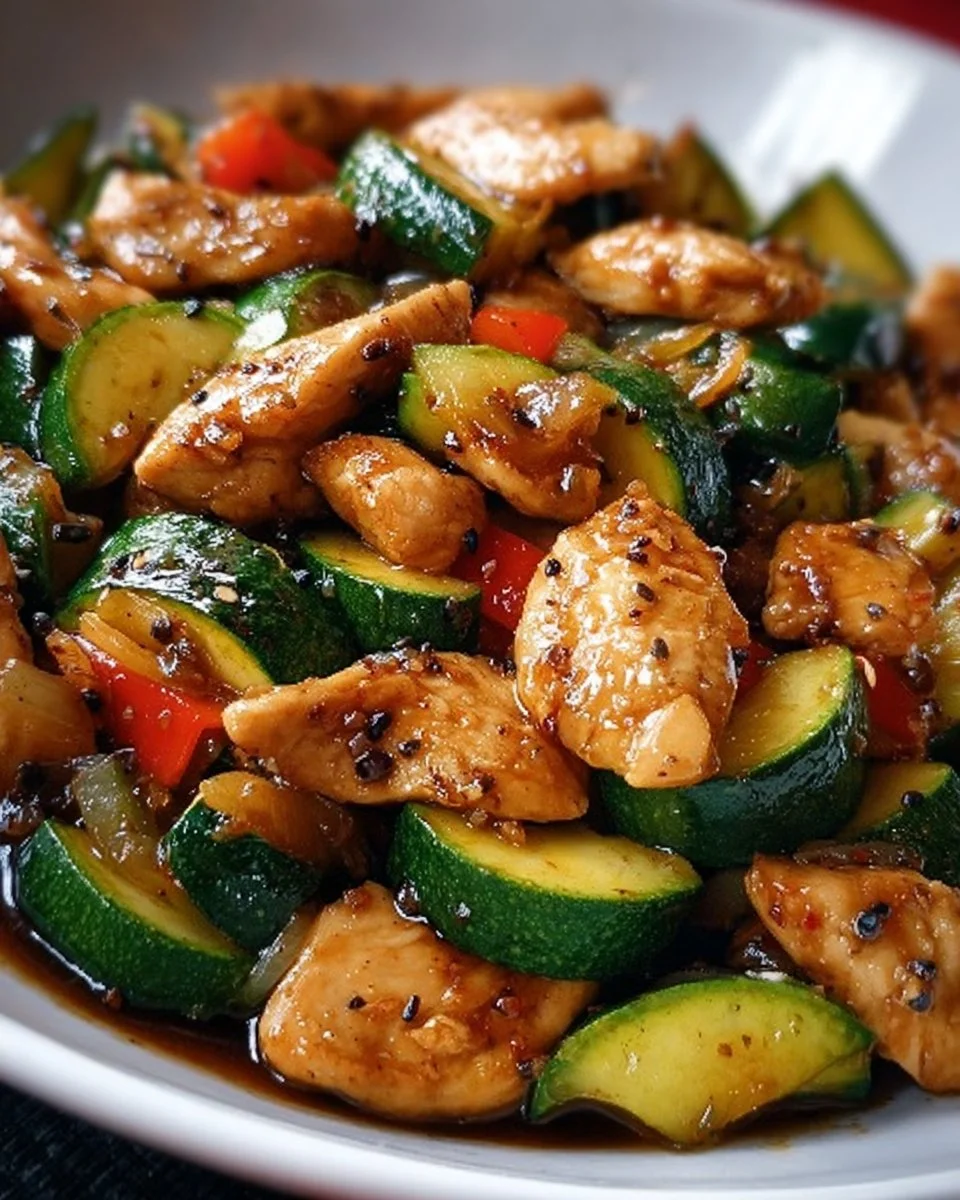 Chicken Zucchini Stir Fry