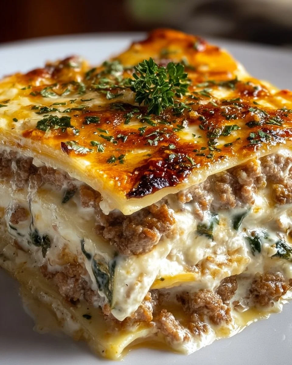 Creamy White Keto Lasagna: A Low-Carb Family Favorite