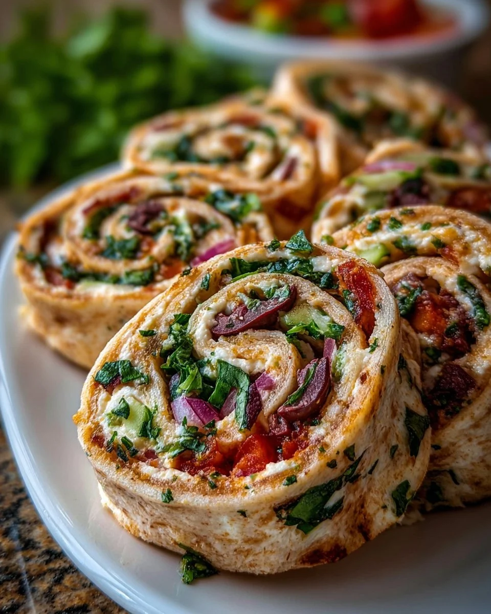 Flavorful Mediterranean Pinwheels
