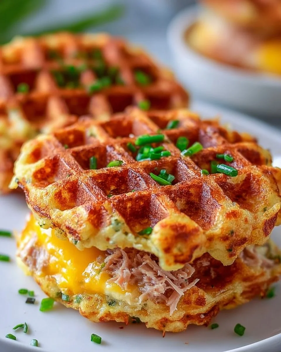 Healthy Tuna Melt Chaffles