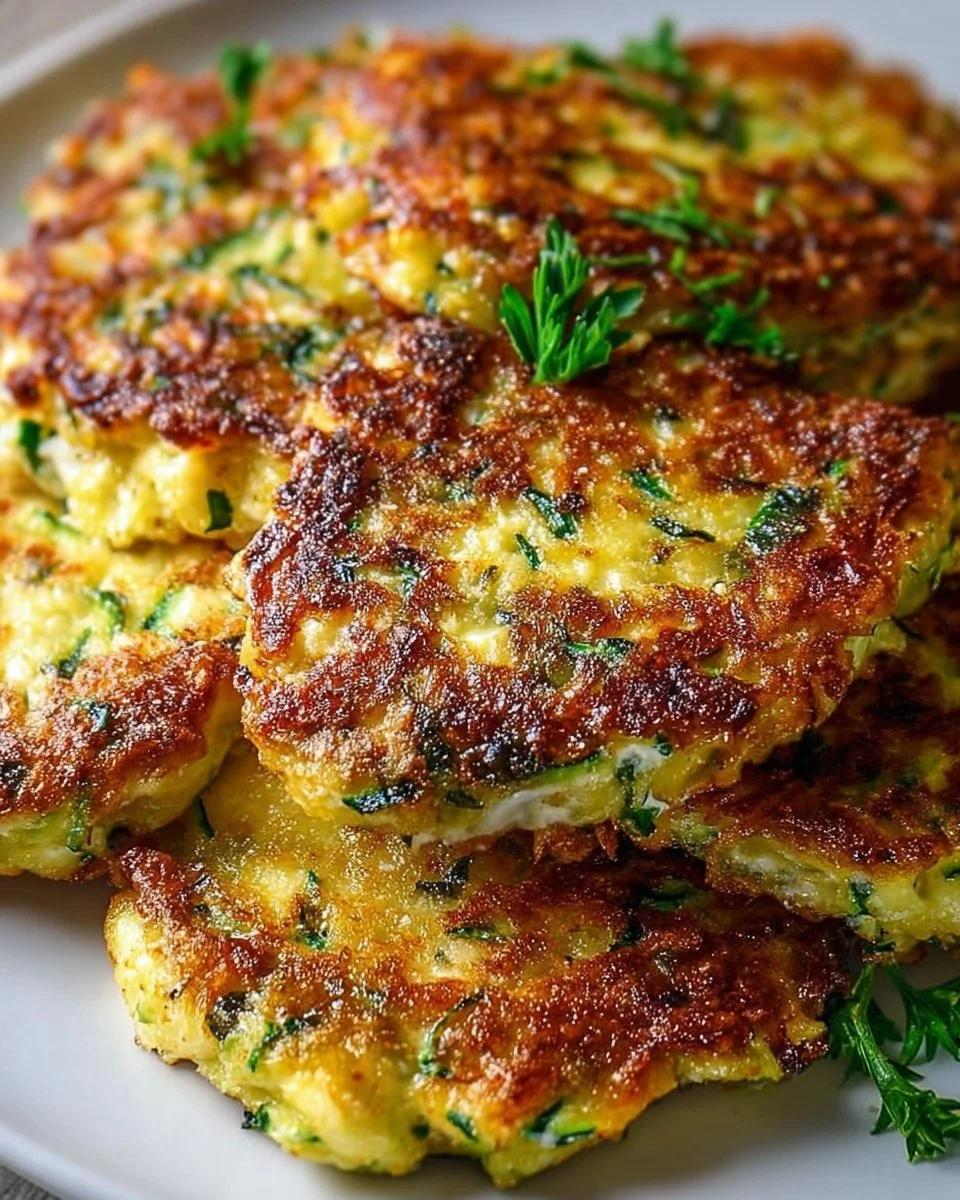 Healthy Zucchini Fritters Side Dish
