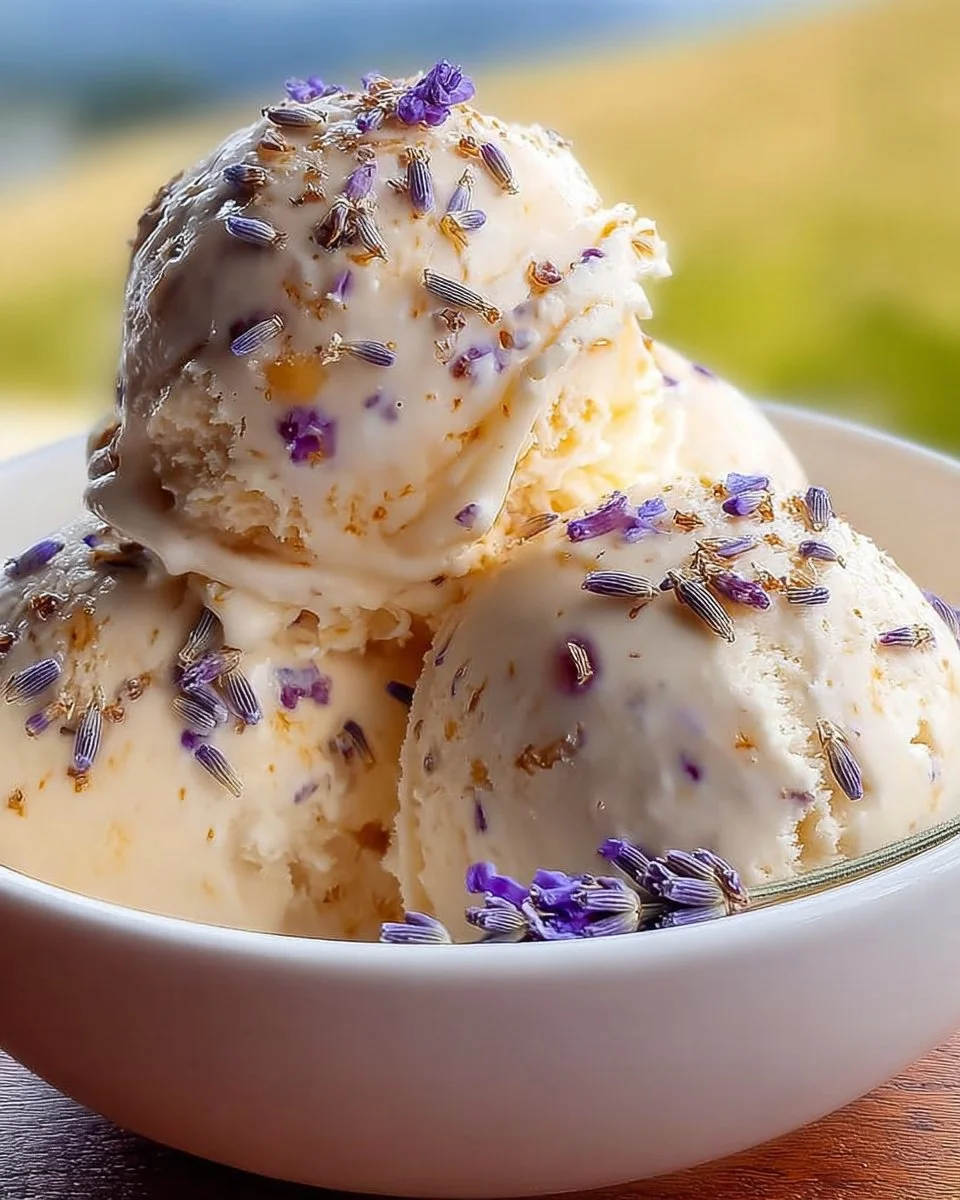 Honey Lavender Ice Cream
