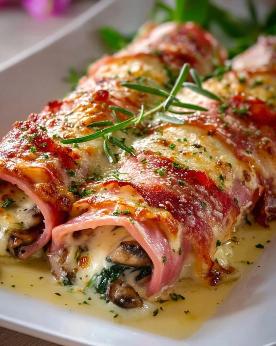 Irresistible Stuffed Ham Cannelloni