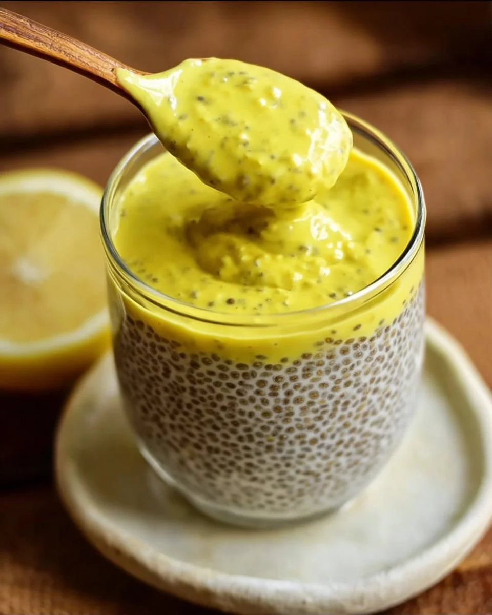 Lemon Curd Chia Pudding