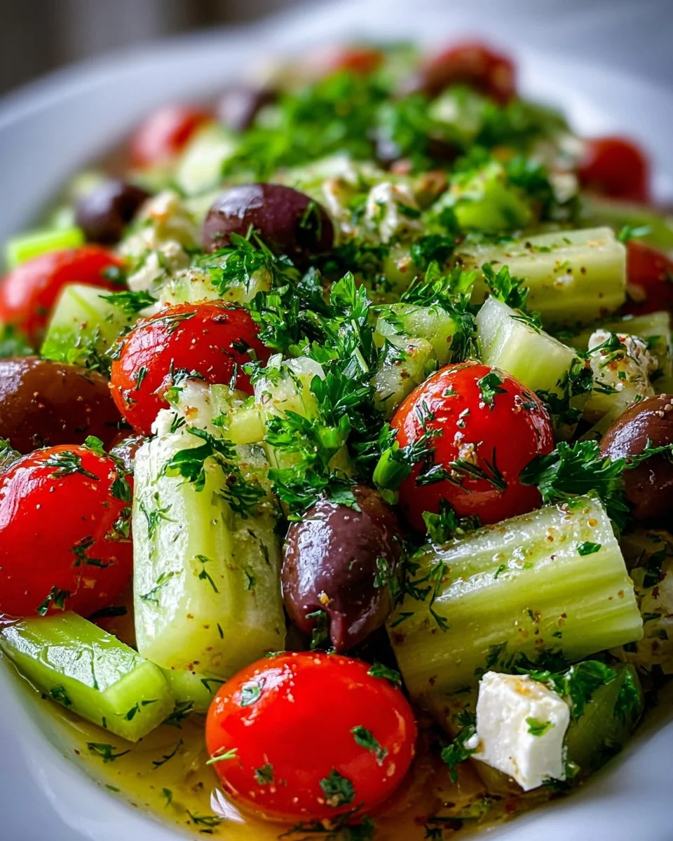 Mediterranean Celery Salad