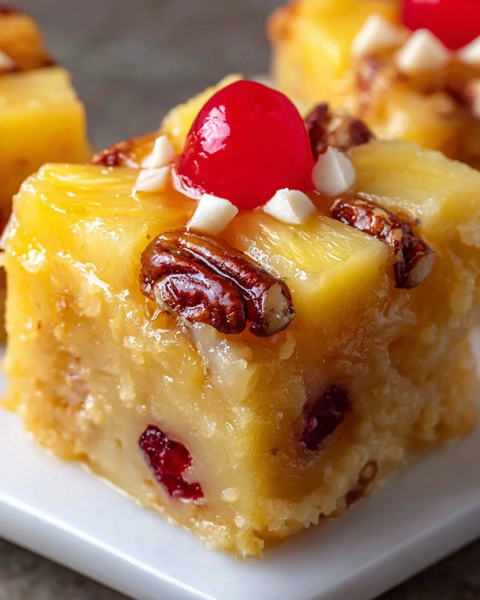 Pineapple Upside Down Cake Fudge