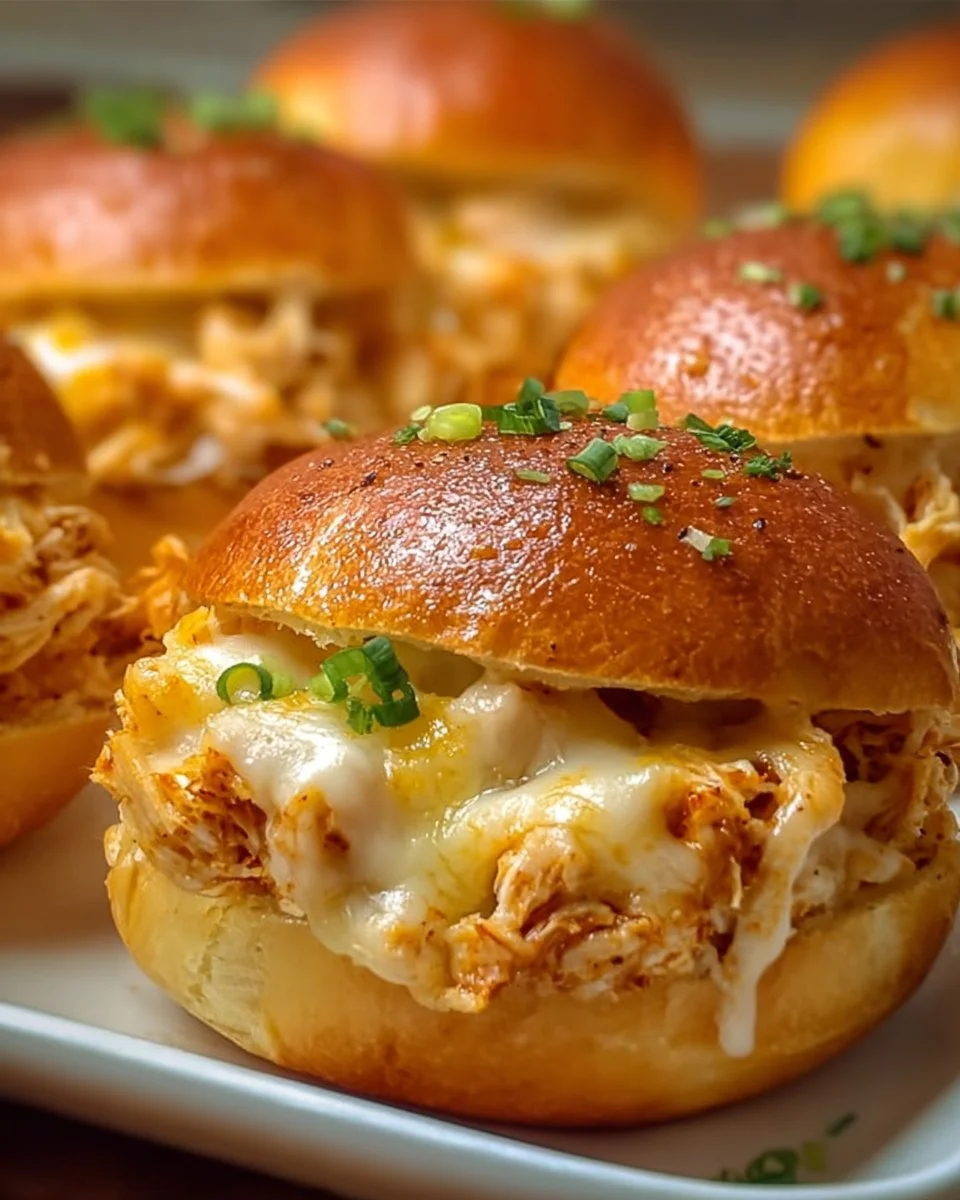 Quick Cheesy Chicken Buns