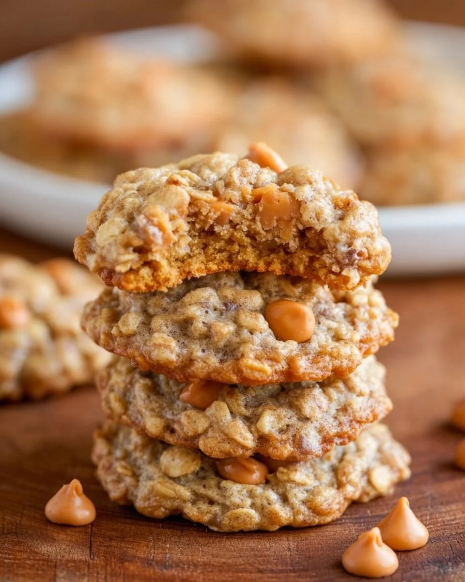Soft and Chewy Oatmeal Scotchies Cookies