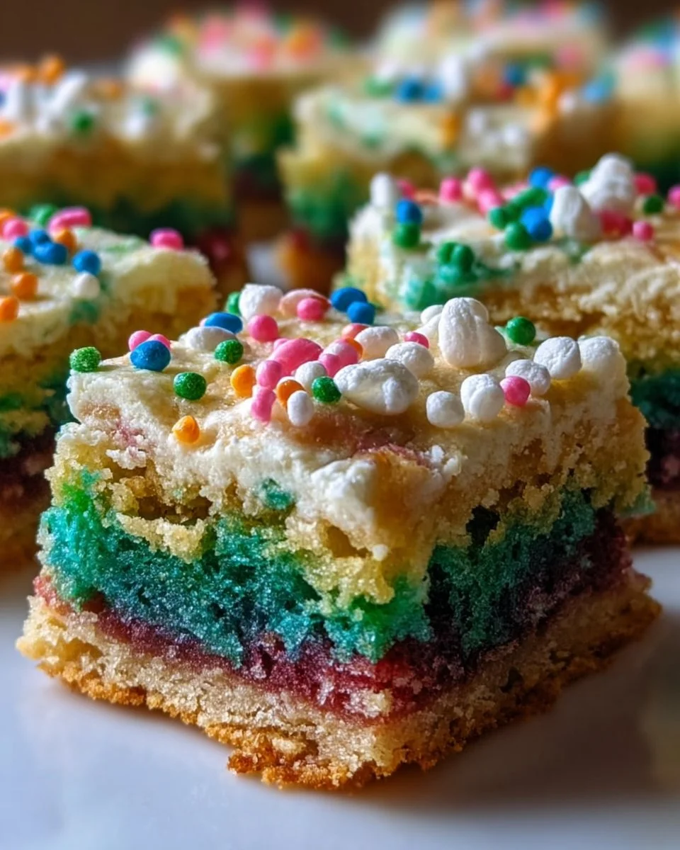 St. Patrick’s Day Rainbow Bars
