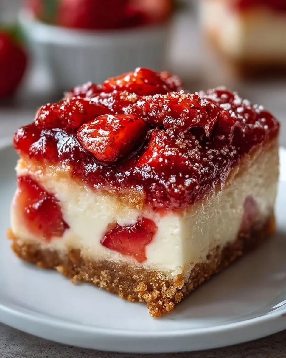 Strawberry Cheesecake Bars