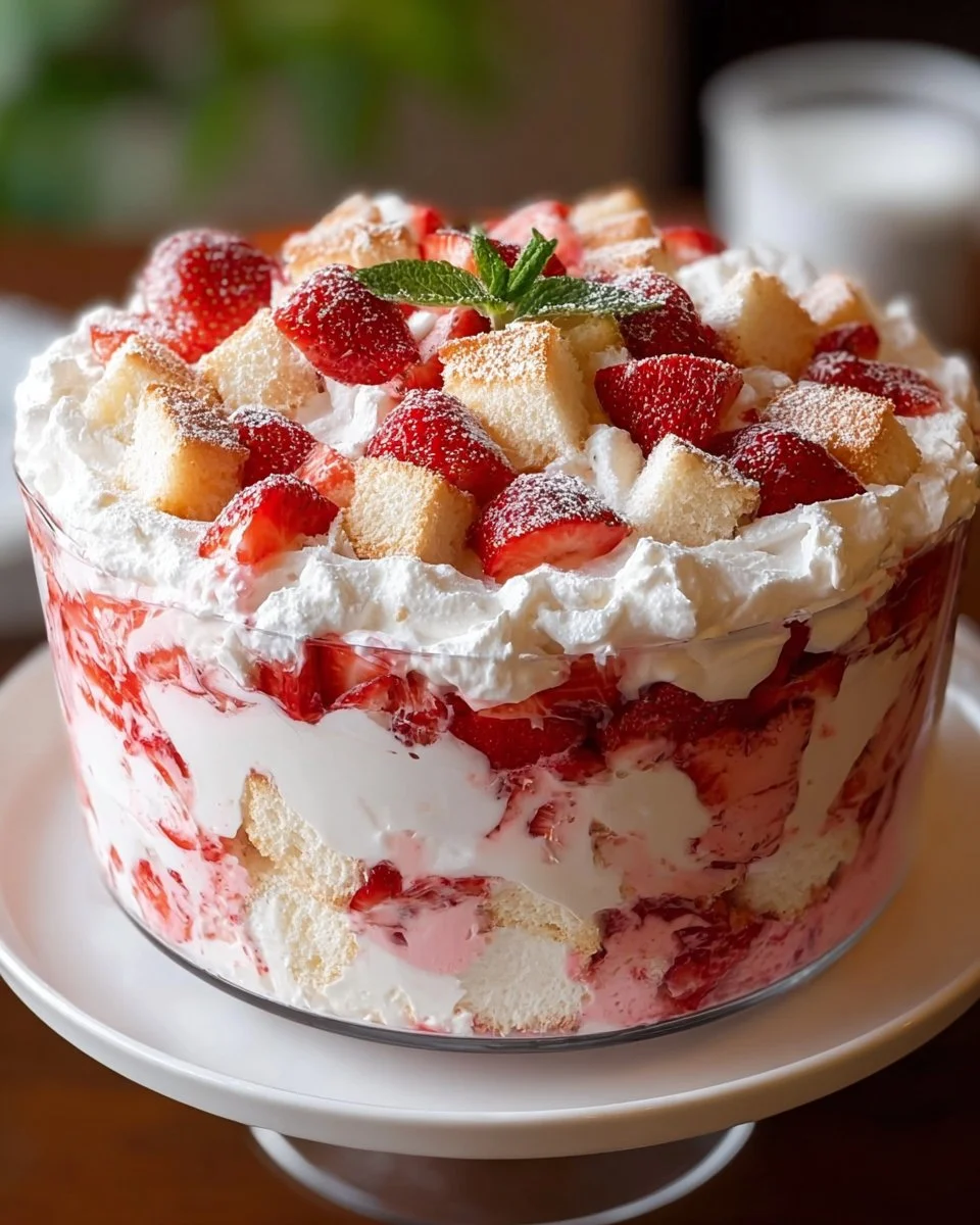 Strawberry Shortcake Fluff Salad