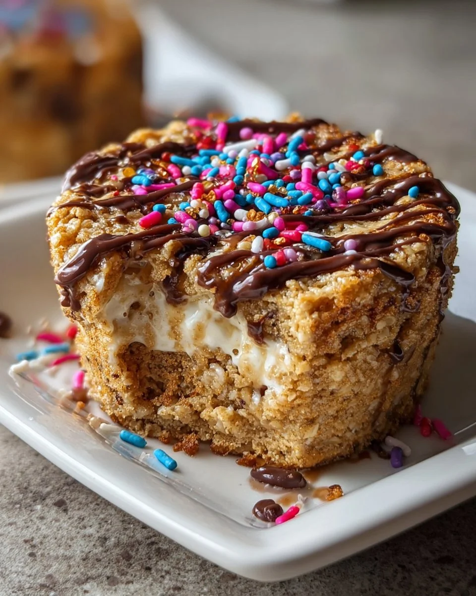 Sugar Cookie Protein Baked Oats