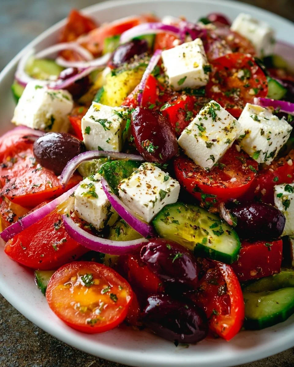 Authentic Mediterranean Greek Salad