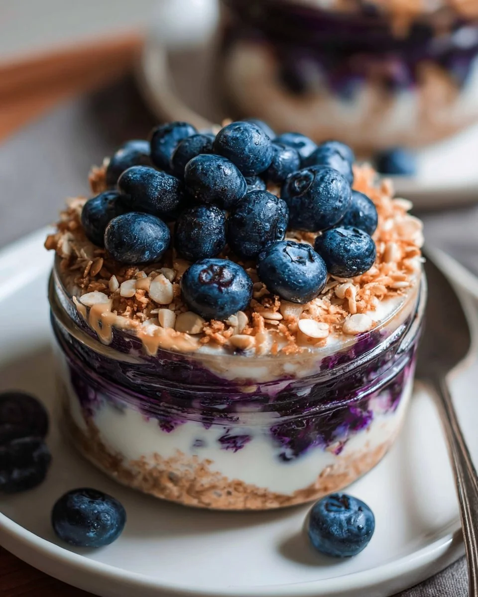 Blueberry Pie Overnight Oats
