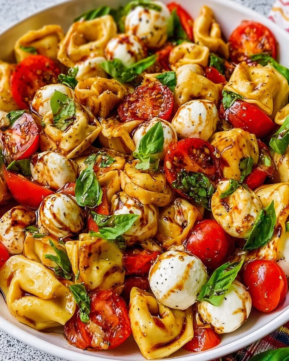Caprese Tortellini Pasta Salad