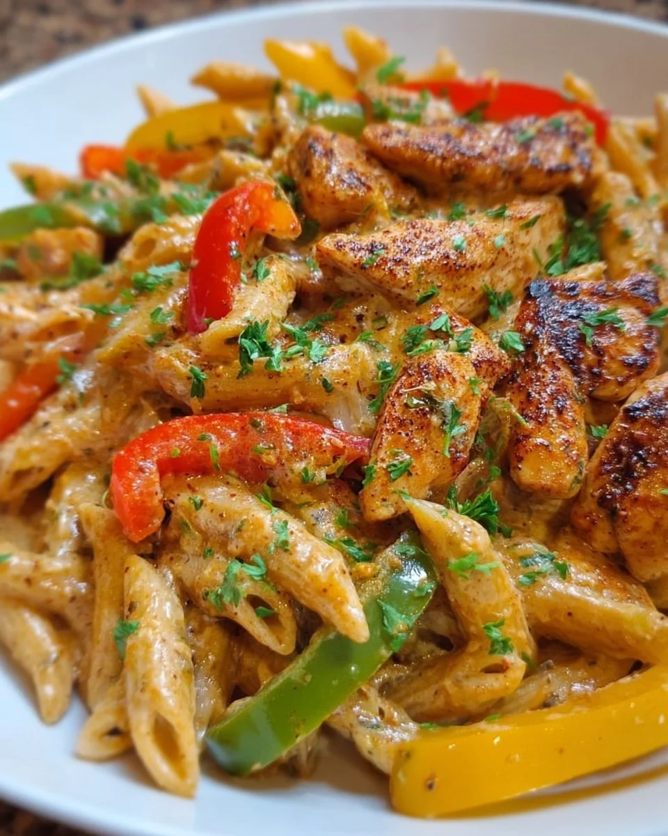 Creamy Jerk Chicken Rasta Pasta