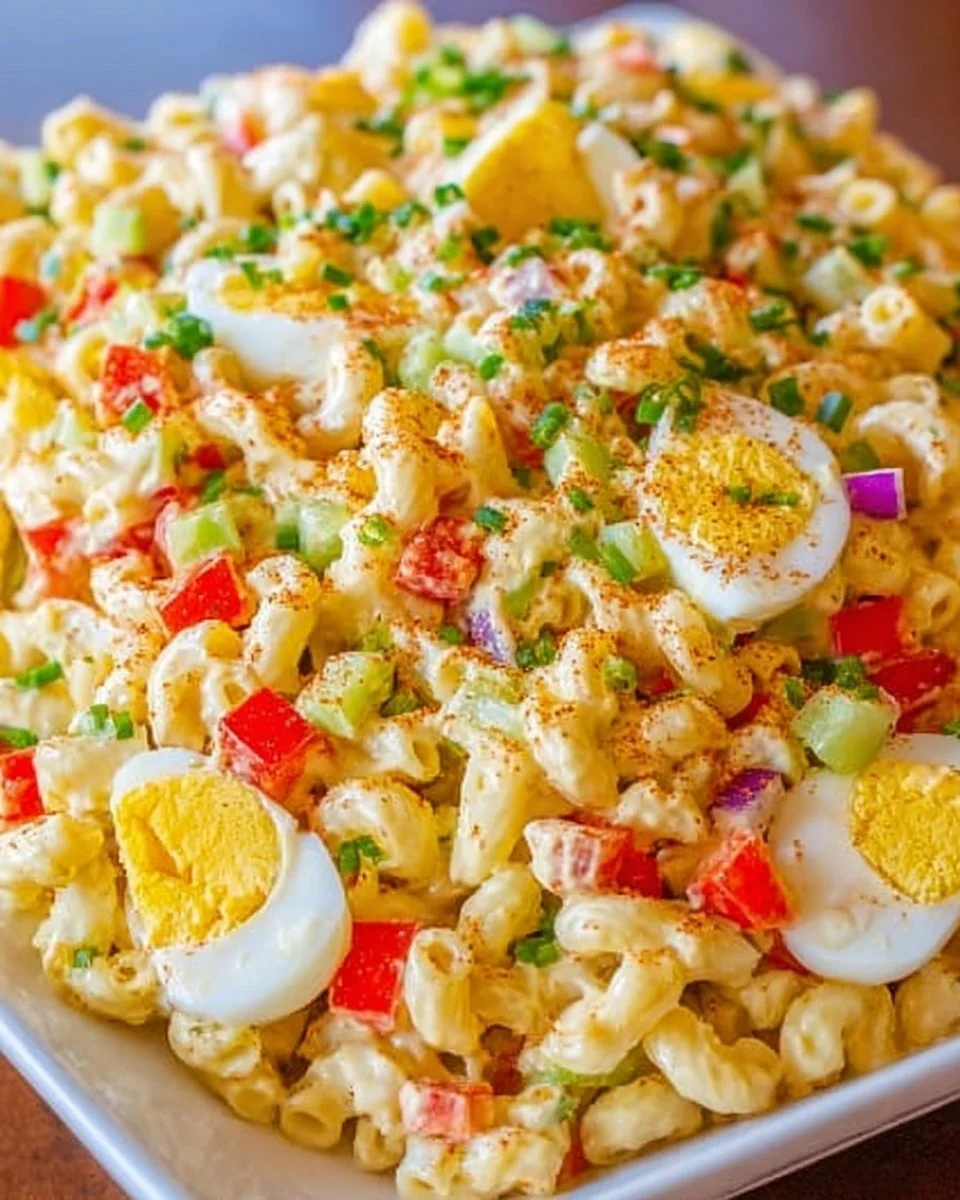 Deviled Egg Pasta Salad