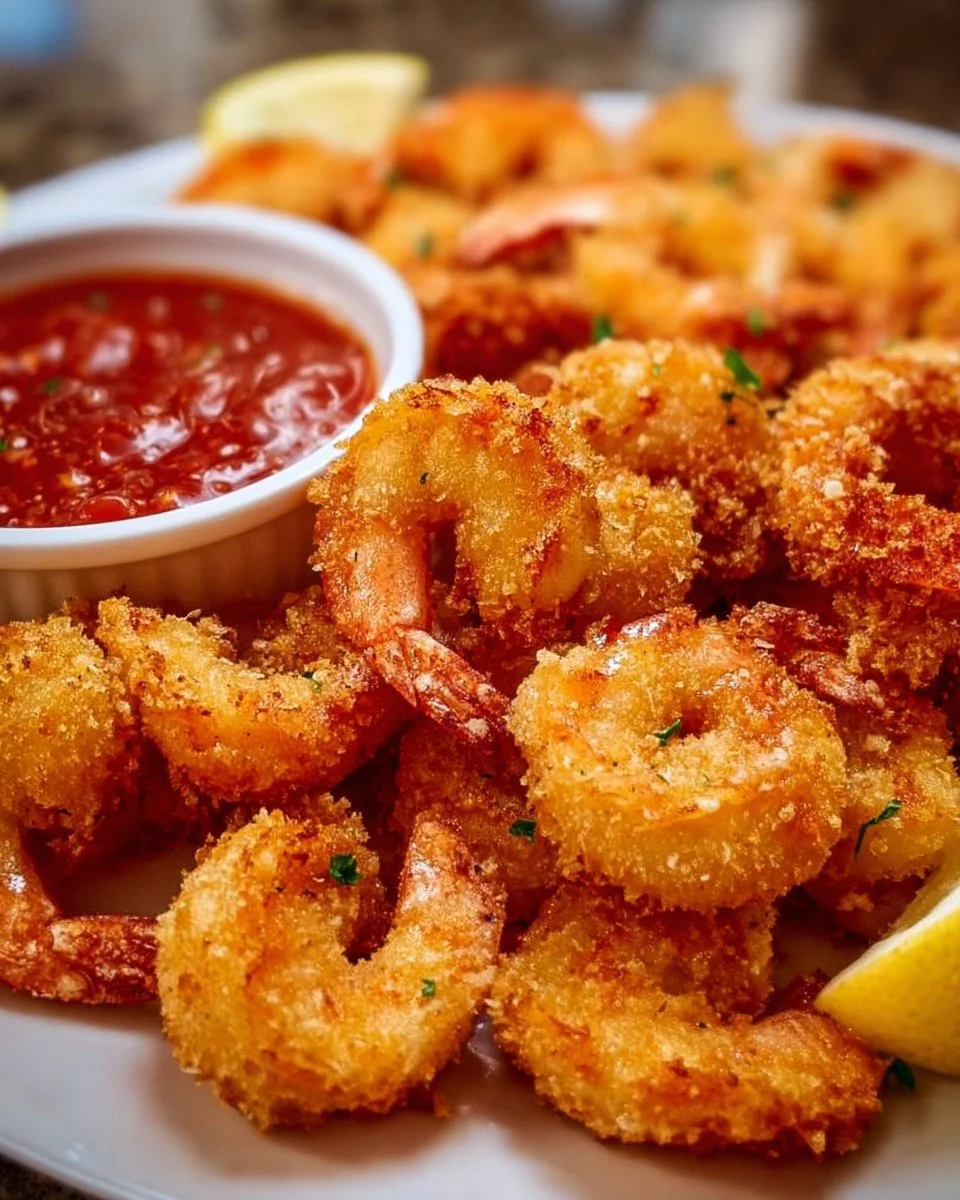 Easy Fried Shrimp Dinner
