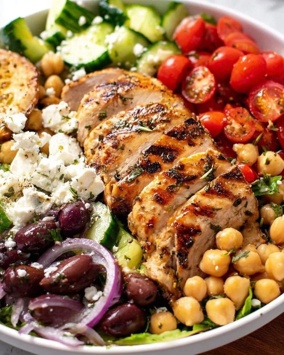 Easy Greek Chicken Bowl