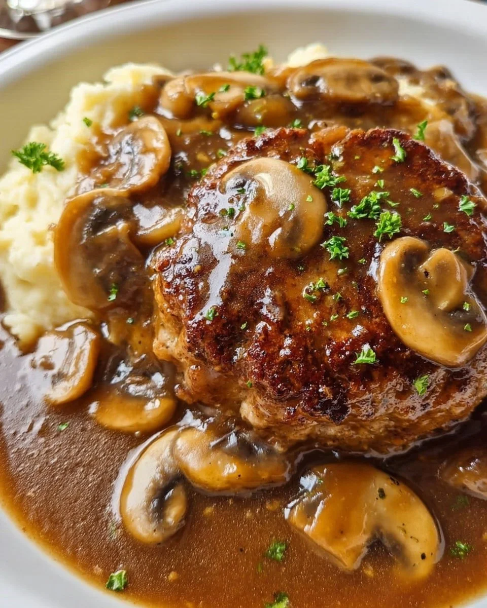 Easy Salisbury Steak and Gravy