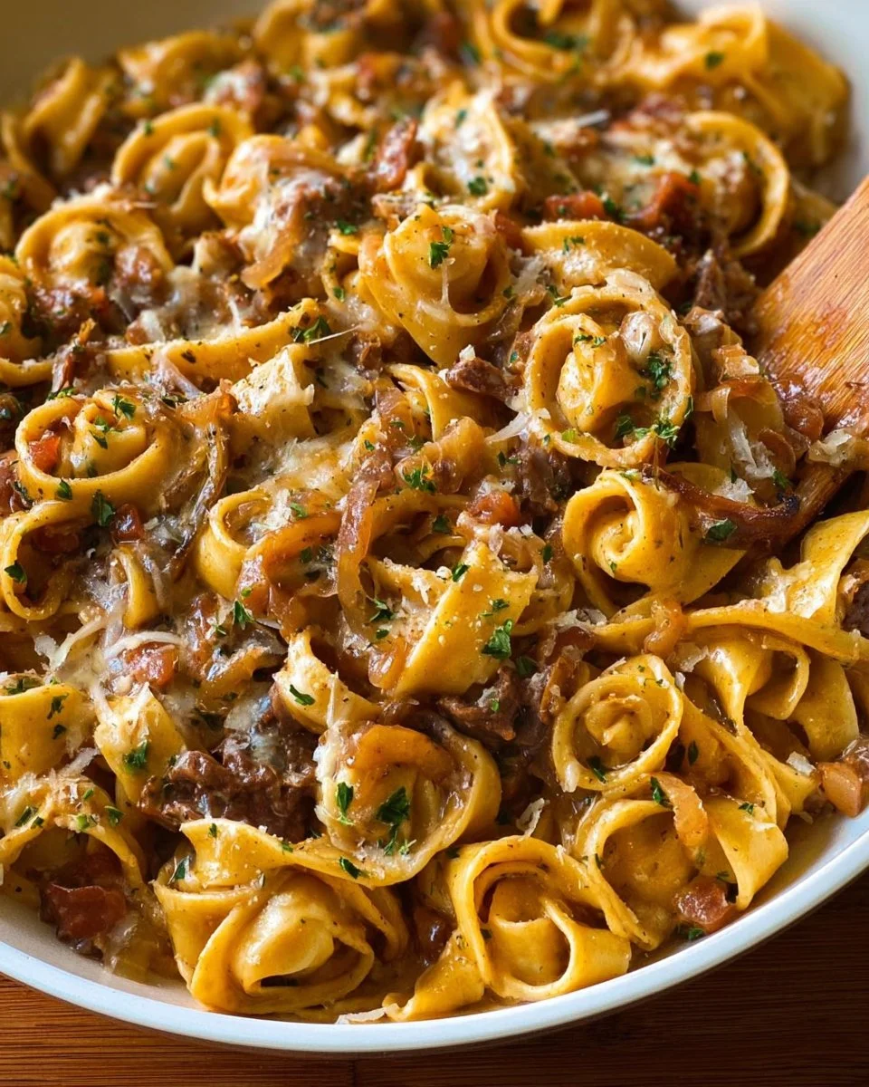 French Onion Pasta