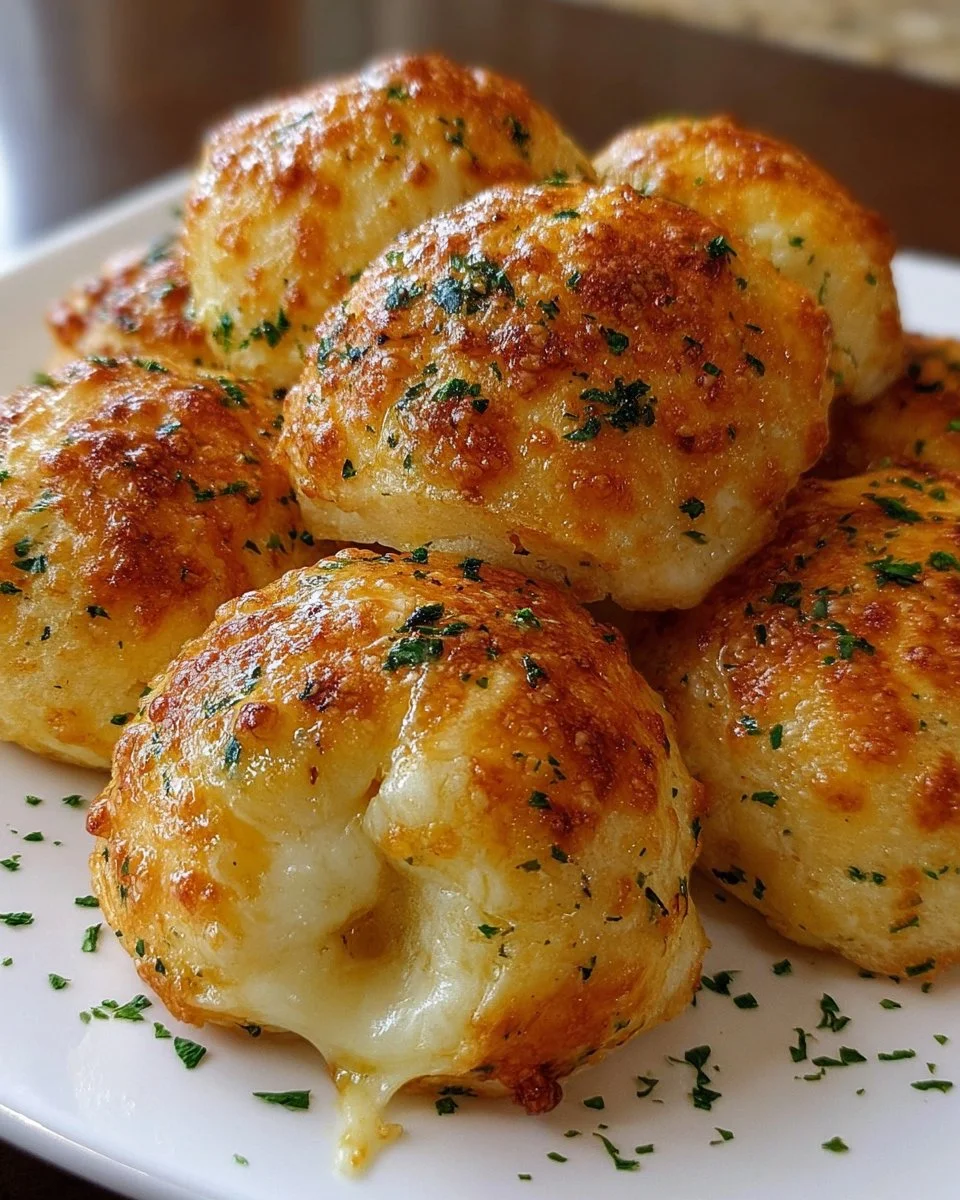Garlic Butter Cheese Bombs