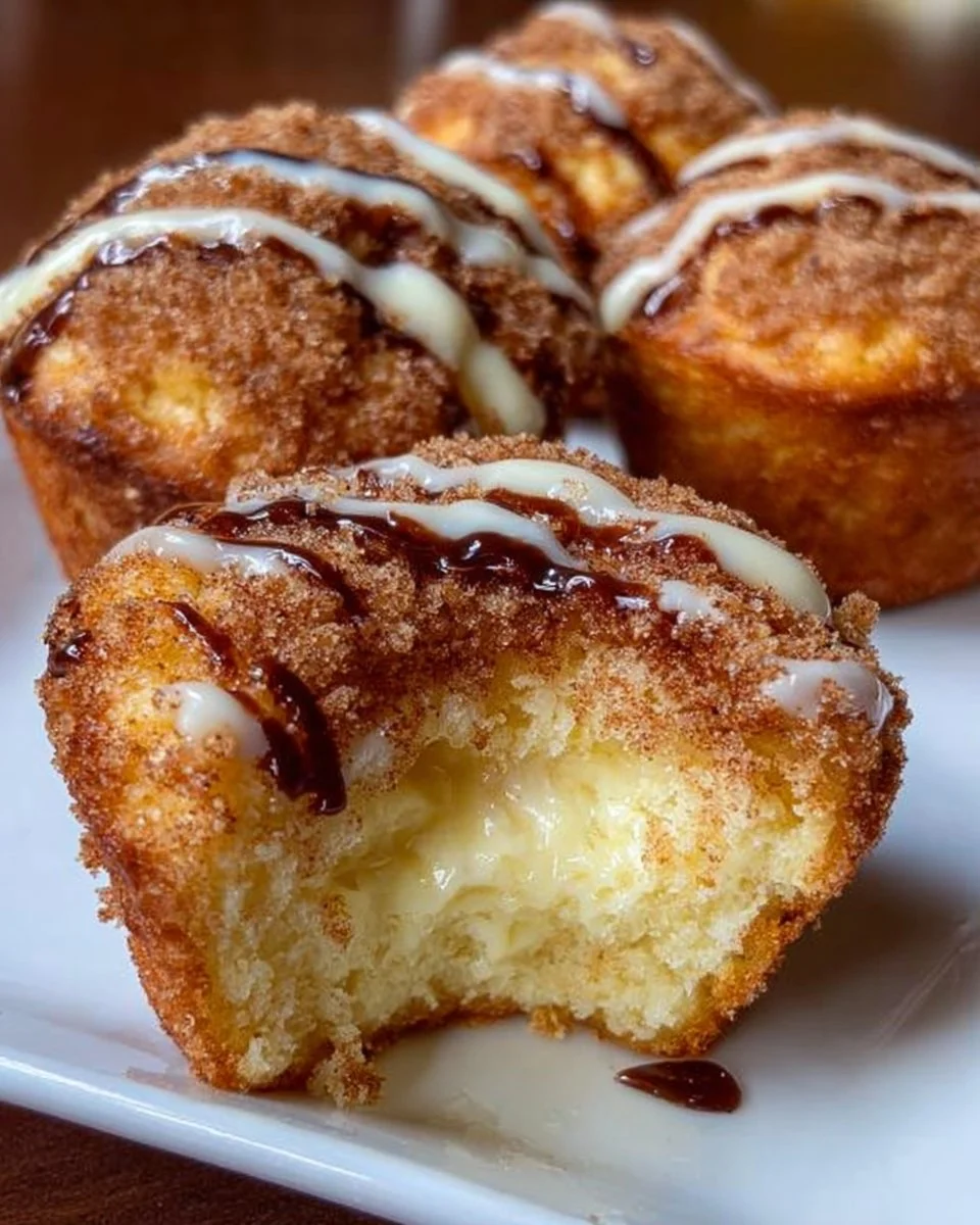 Gooey Cinnamon Cream Cheese Muffins