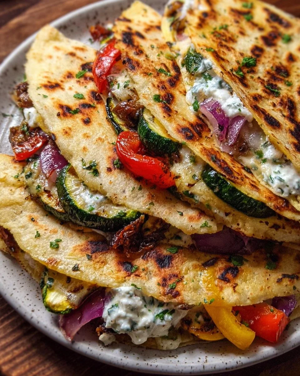 Mediterranean Quesadillas