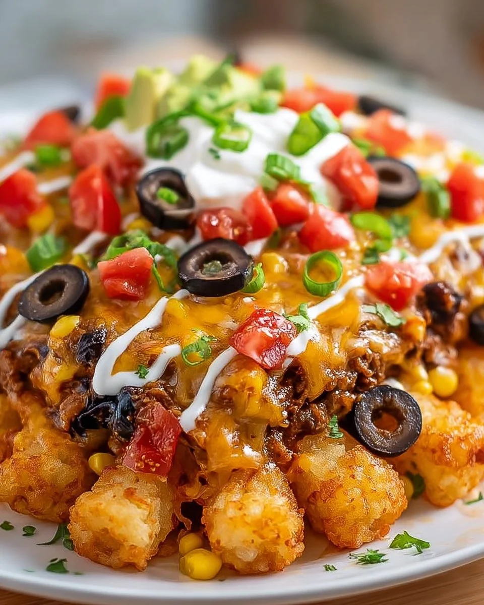 Mexican Tater Tot Casserole