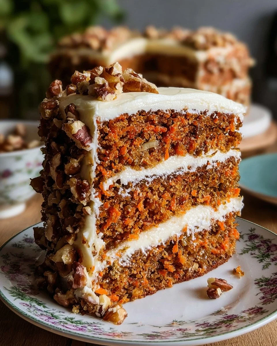 Moist Homemade Carrot Cake