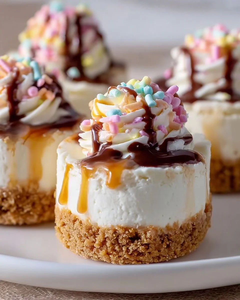 No-Bake Mini Cheesecakes