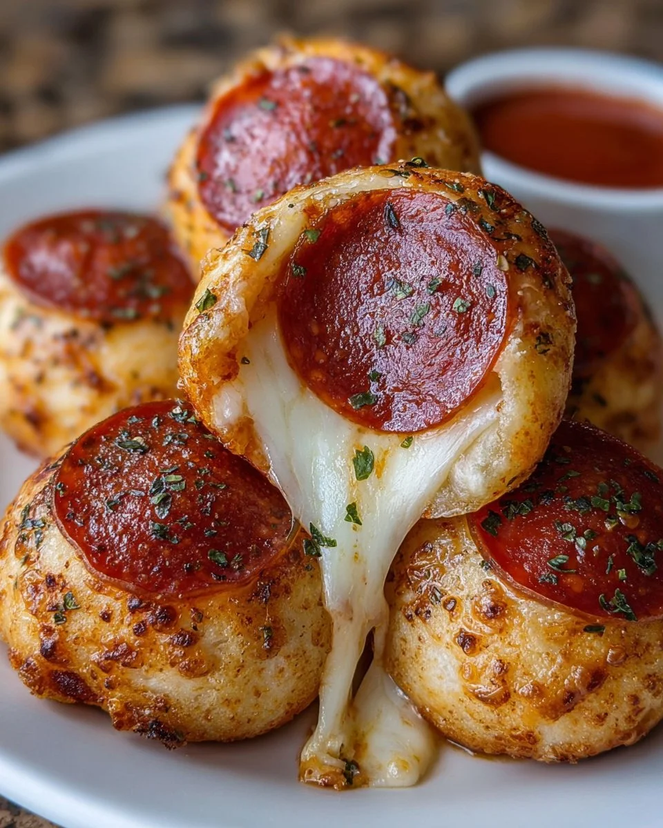 Pepperoni Pizza Bombs