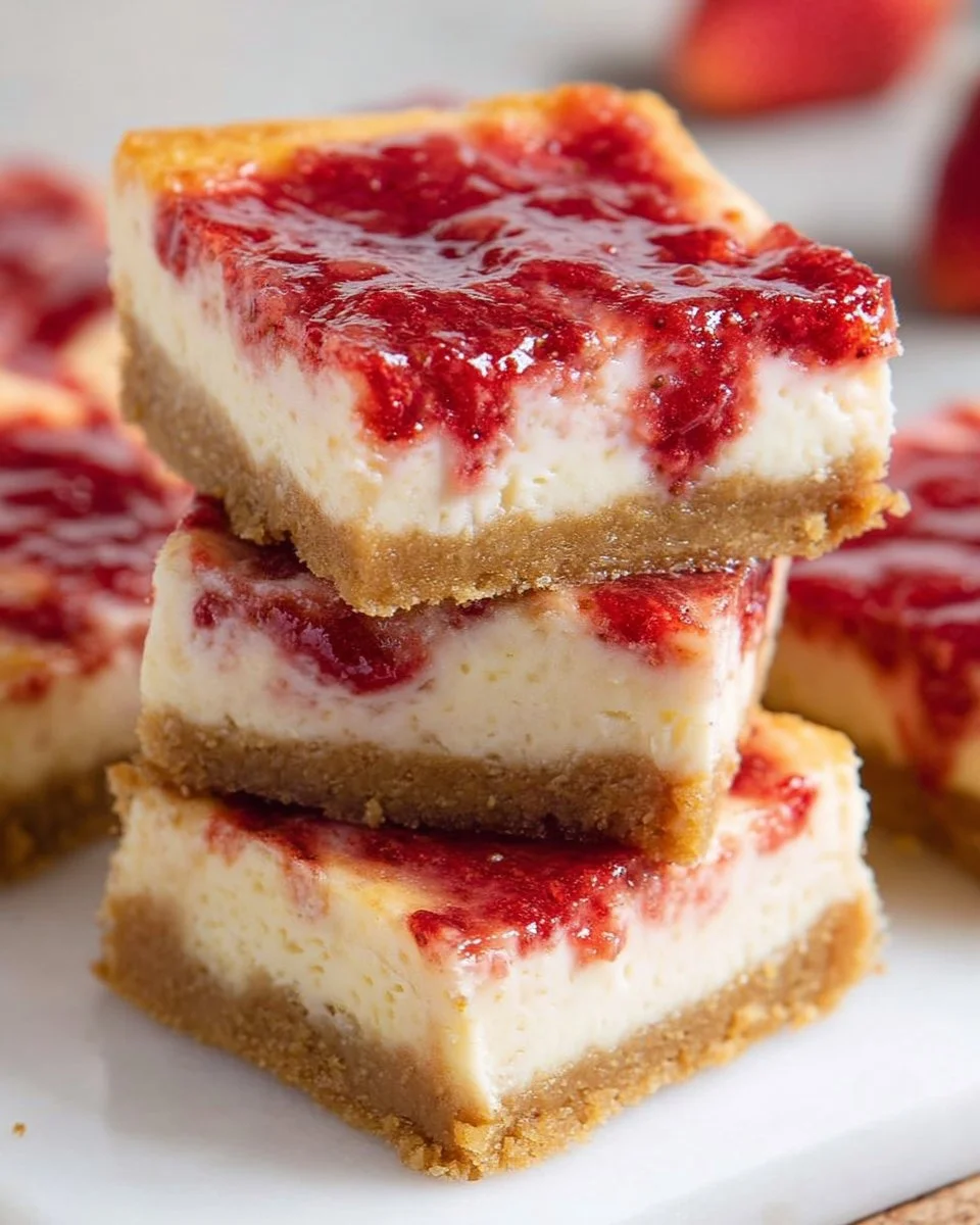 Strawberry Cheesecake Squares