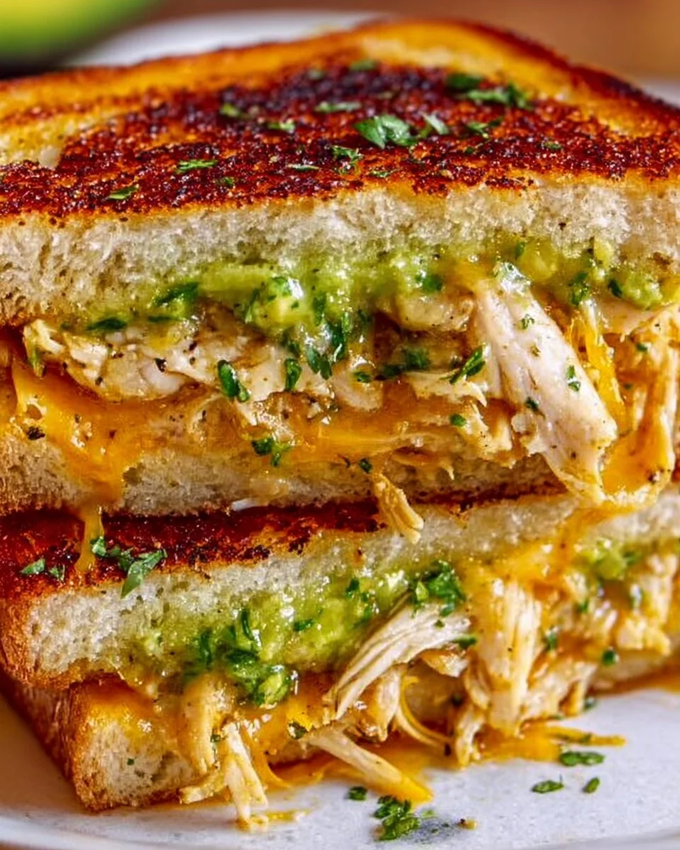 Chicken Avocado Melt Sandwich