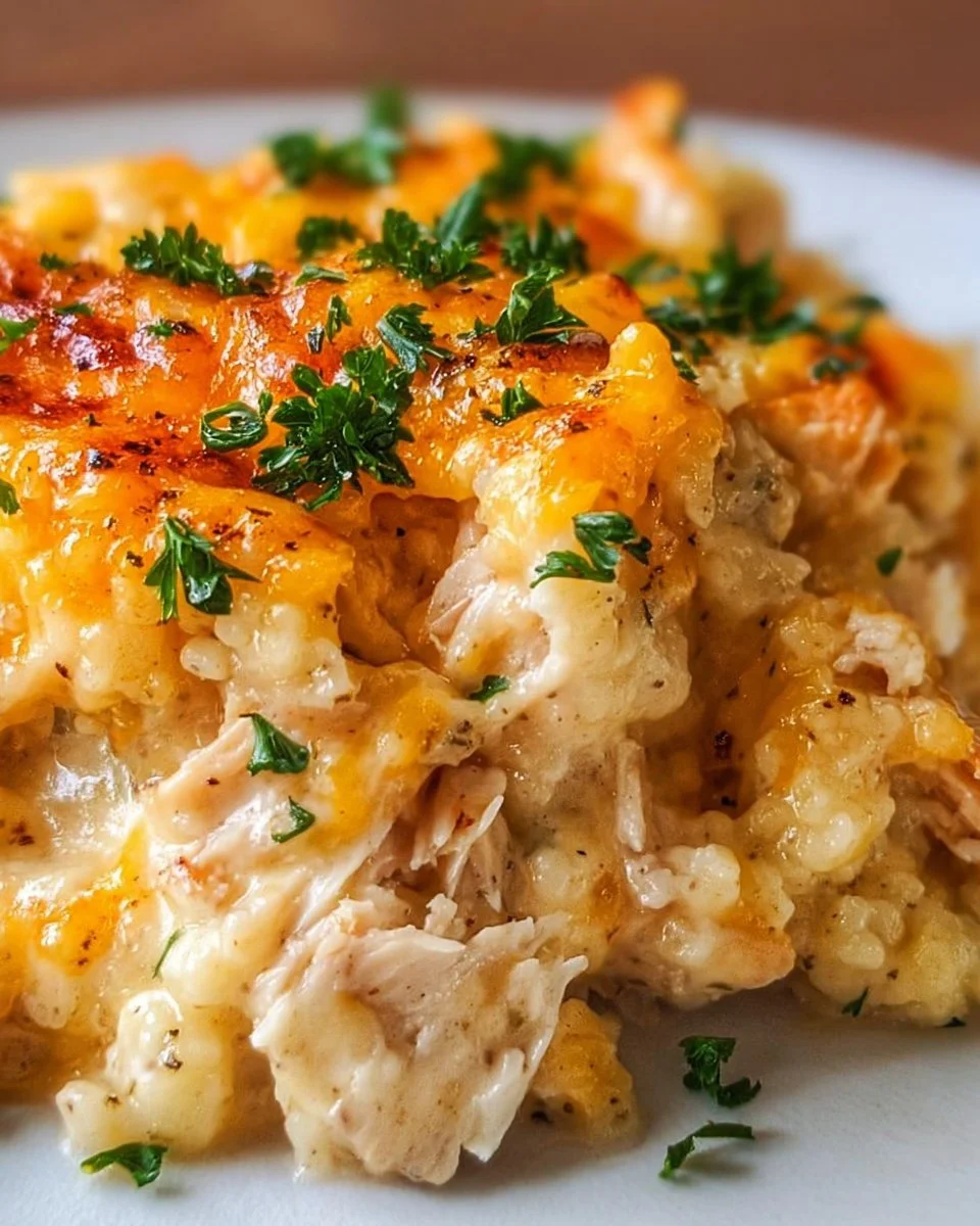 Chicken Cauliflower Rice Casserole